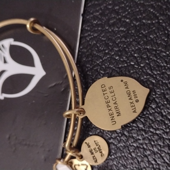 Alex and Ani Gold Charm Bracelet - Picture 3 of 3
